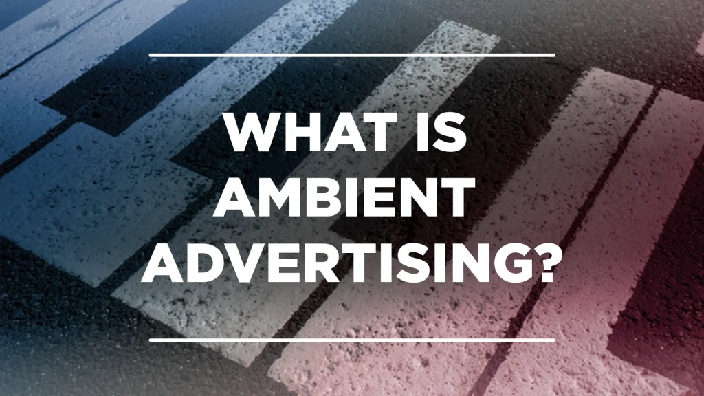 ambient advertising