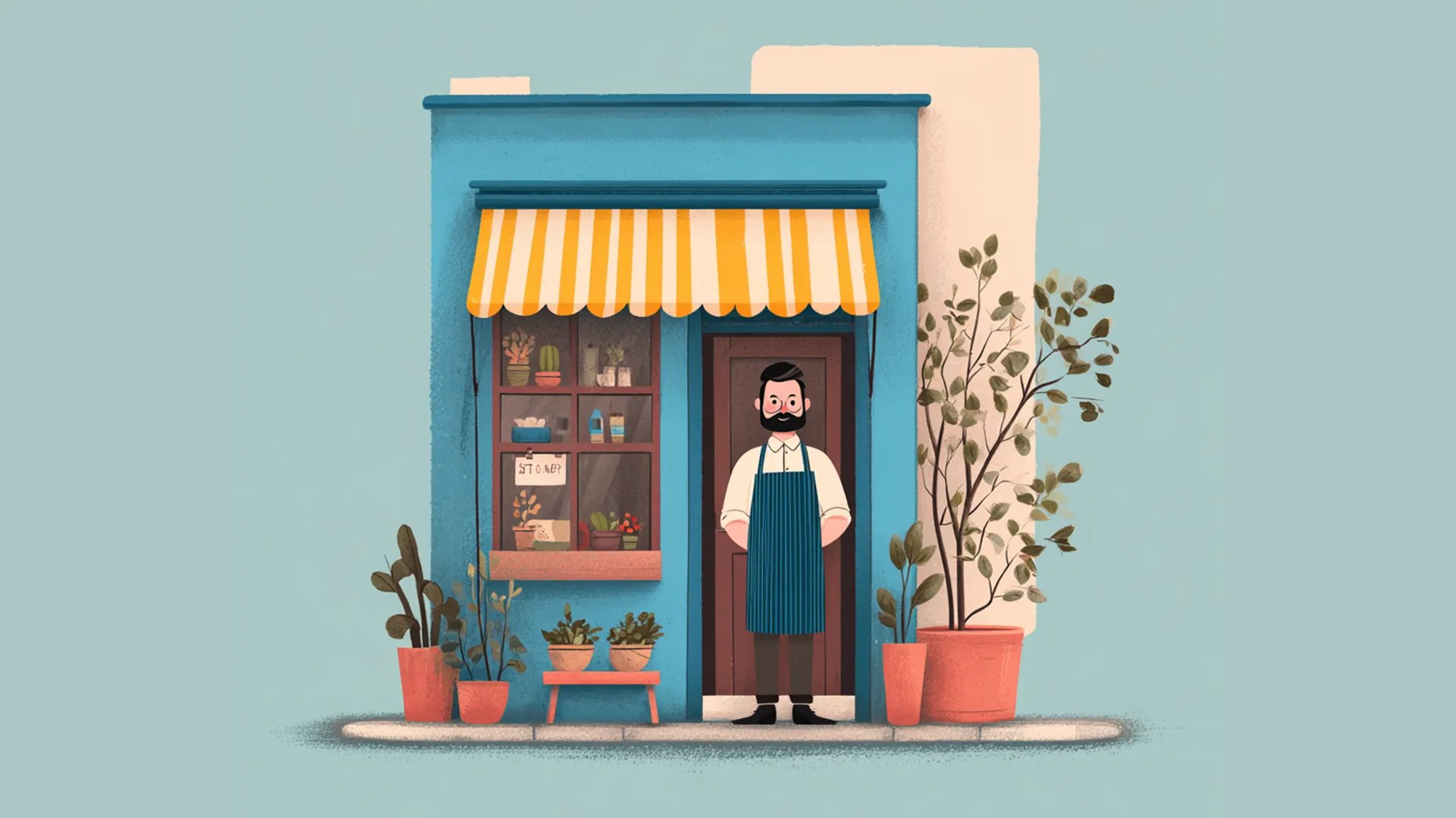 image showing a small business benefiting from digital marketing