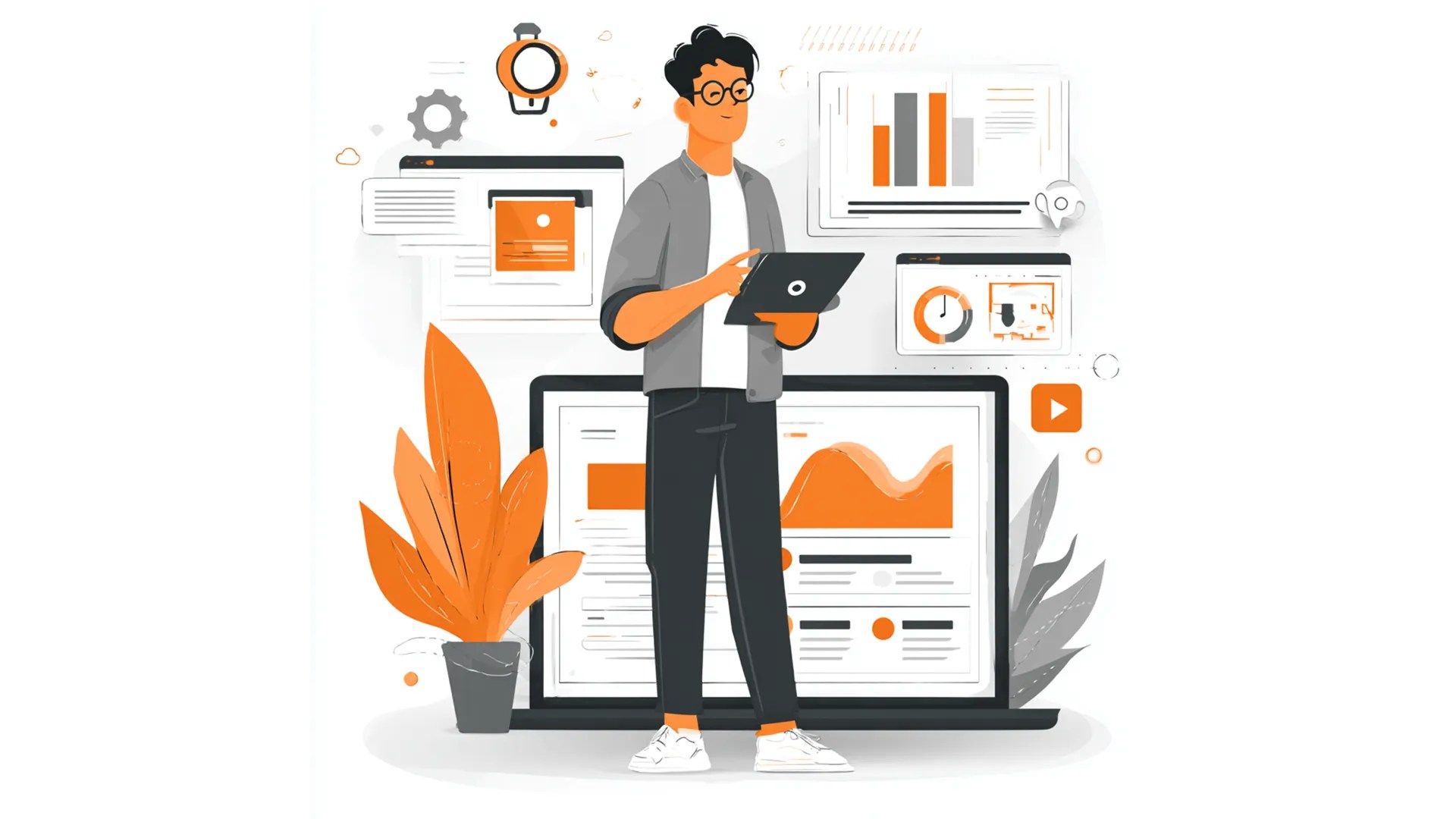 an image showing tips on outsourcing digital marketing